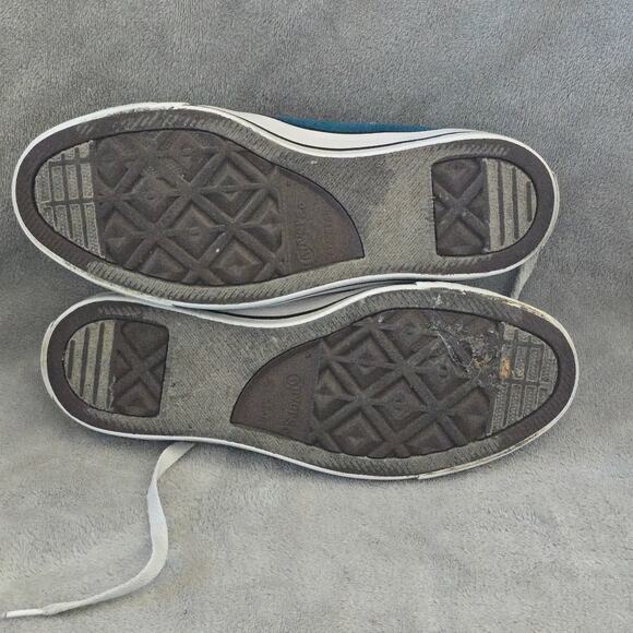 Converse High Top Teal Canvas Sneakers Women’s Size 8 Mens 6 - Picture 8 of 9